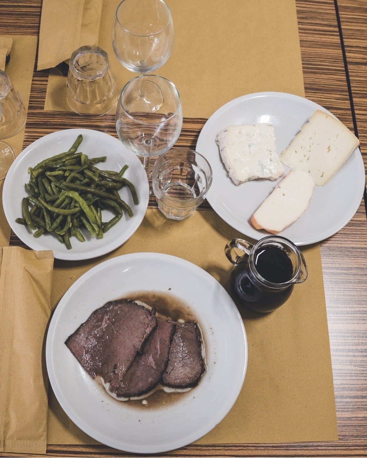Piatti del menu del giorno serviti nel ristorante a Settimo Torinese